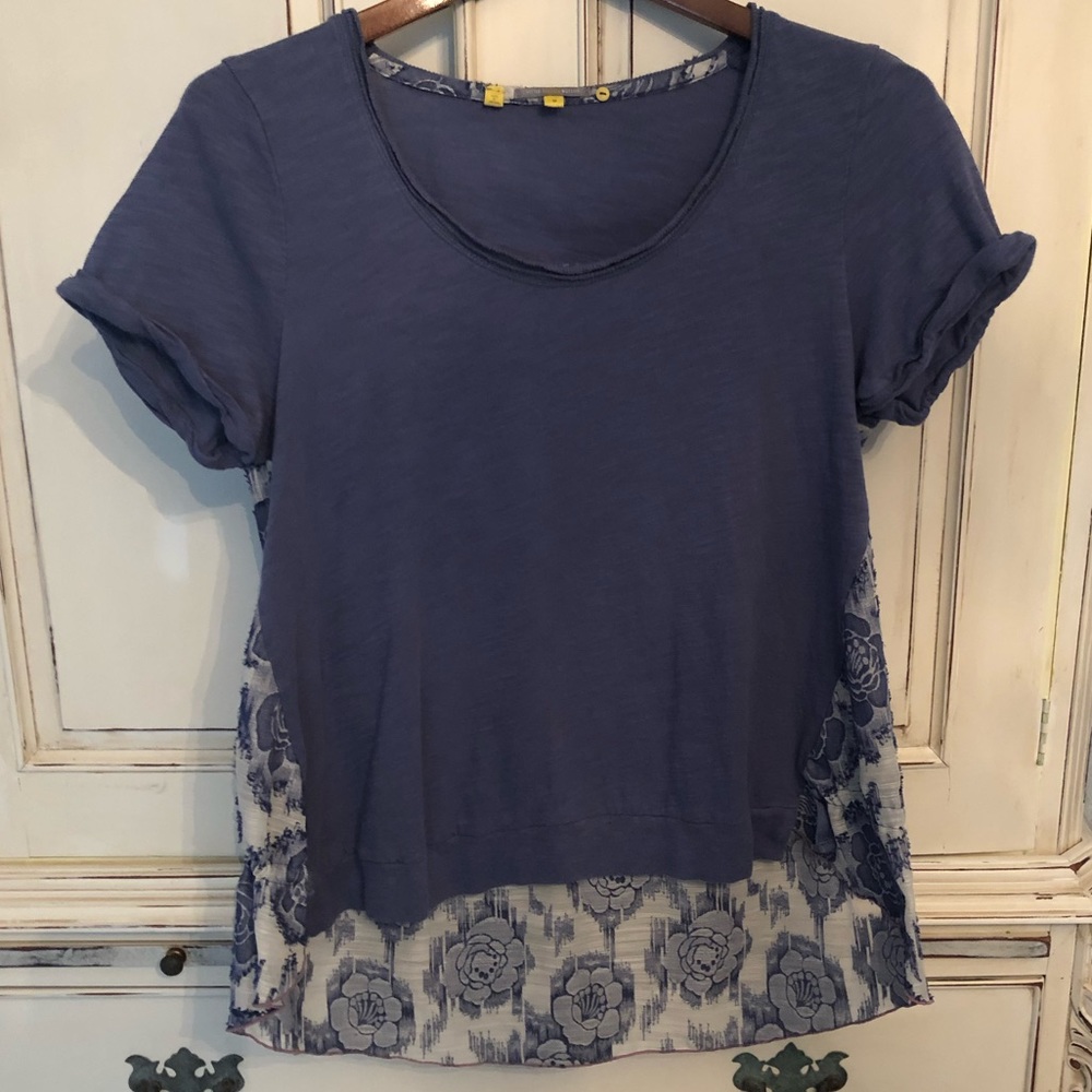 Little Yellow Button Top for Anthropologie